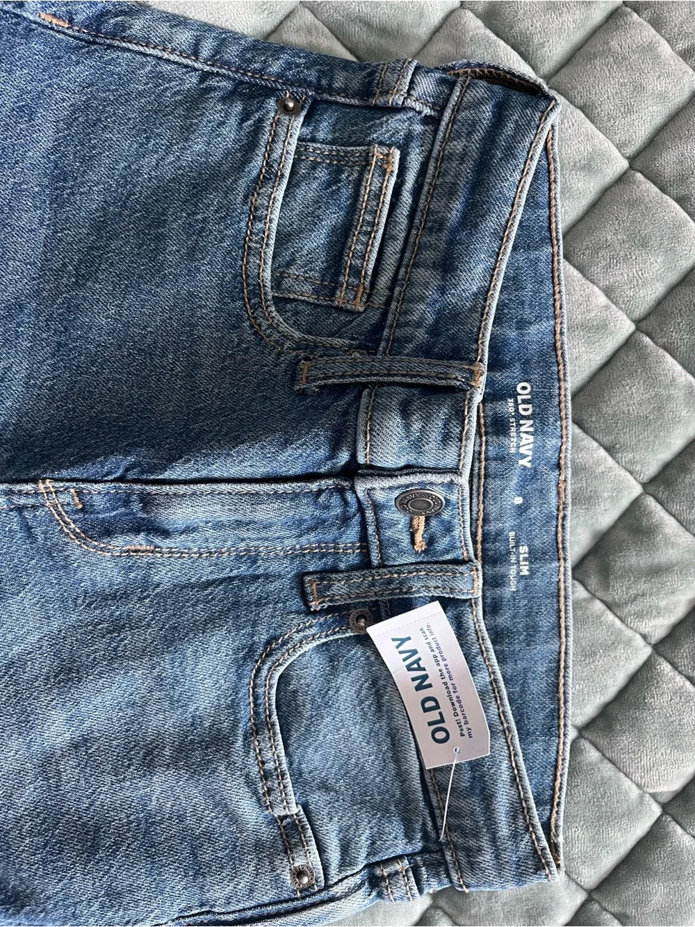 NEW Old Navy Stretch 360 Slim Denim Jeans Size 8